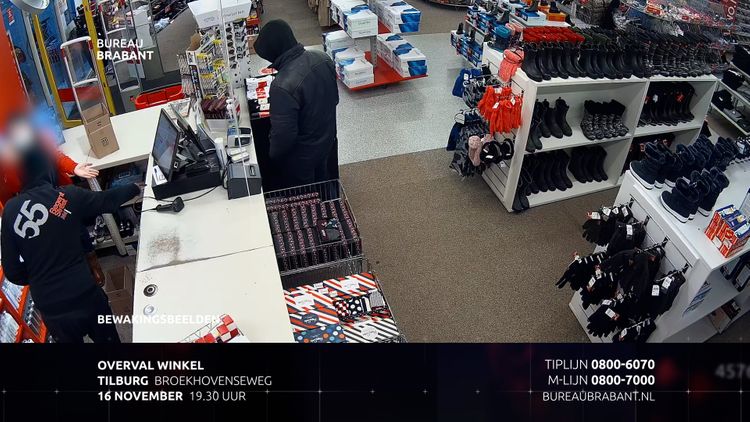 Tilburg - Gezocht - Overval - Broekhovenseweg - Tilburg